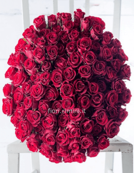 Bouuquet 50 rose rosse