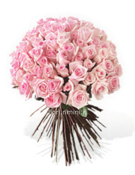 Bouquet imperial pink 100 rose